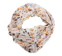 J26 Blume Blümchen Rose Seide Sommer Loop Farbverlauf Silk Uni Rundschal Schlauchschal Stola Schal leicht Tuch (Gelb #3)