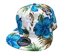 J26 Kids Kinder Snapback USA Cap Teenie Kappe Basecap Mütze Trucker Cappy Sport NY (Blau), Einheitsgröße