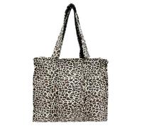 J26 Leopard Stoff Tasche Shopper Schultertasche Henkeltasche Tote Bag Vlies Leo (M3)