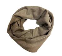 J26 Winter Loop Schal mit Uni Farbe Herbst Schal Wolle Übergang in vielen verschiedenen Farben (Taupe)