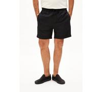 JAACQUE LINO | Shorts aus Leinen-Mix - schwarz (36)