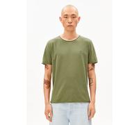 armedangels T-Shirt JAAMES Brushed – 100% Bio-Baumwolle – Grün (S)