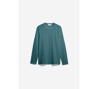 JAAMES LANGARMSHIRT | 100% Bio-Baumwolle - petrol (M)