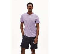 ARMEDANGELS JAAMES STRUCTURE - Männer Regular Fit T-Shirt - mehrfarbig XL soft lilac-sunset sky