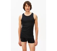 JAANNO RIPP-TANKTOP | Bio-Baumwoll-Mix - schwarz (L)