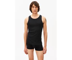 JAANNO RIPP-TANKTOP | Bio-Baumwoll-Mix - schwarz (L)