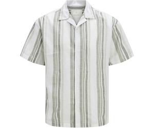 Jack And Jones - Hemd für Herren, Revere Kragen (Vetivergras) L