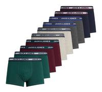 10PACK Herren Klassische Boxershorts Jack and Jones mehrfarbig (12189937) XXL