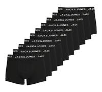 Jack & Jones Männer Boxershorts JAC Solid 10 Packs in schwarz 2XL schwarz
