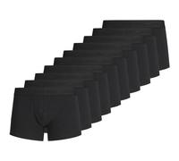 JACK&JONES Herren Boxer Shorts, 10er Pack - JACTONE IN TONE TRUNKS, Baumwoll-Stretch Schwarz 2XL