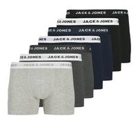 JACK & JONES Herren Trunks 7er Pack - Bequeme Baumwoll-Stretch Unterhosen mit Elastikbund
