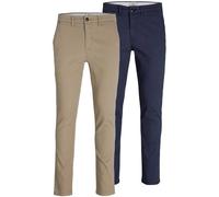 Jack & Jones JJIMARCO JJDAVE AK 2er Pack 33W / 34L Beige NAVY BLAZER 12180705 (752400) verschiedene W 33 L 34