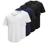 Jack&Jones BRODY Kurzarmshirt 5er Pack - mehrfarbig / XXL