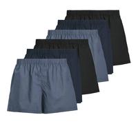 Jack & Jones Jack&jones Web-boxershorts, 6er Pack Jacmilano Woven Boxers 6 Pack , Baumwolle für Herren - XL