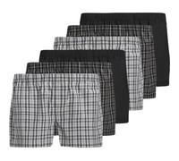 JACK AND JONES JACK&JONES Herren Web-Boxershorts, 6er Pack - JACMILANO WOVEN BOXERS 6 PACK , Baumwolle (TB_12281678-6P) 2XL Schwarz/Grau