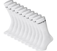 JACK AND JONES JACK&JONES Kinder Tennissocken, 10er Pack - JACBASIC LOGO TENNISSOCK, Baumwollmischung, Logo (TB_12219499-10P) 38-43 Weiß