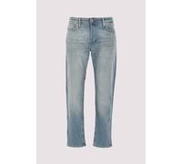 Tapered-fit-Jeans JACK & JONES "JJIMIKE JJORIGINAL CJ SN", Herren, Gr. 29, Länge 30, blau denim, Denim/Jeans, Obermaterial: 98% Baumwolle, 2% Elasthan, unifarben, bequem lang, Jeans Tapered-fit-Jeans,