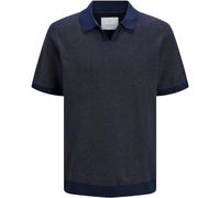 Jack And Jones - Poloshirt für Herren, Geteilter Halsausschnitt, Jerseyware (Nachthimmel) S