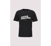 Jack and Jones T-Shirt Black L Black/jj print