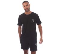 Jack And Jones - "Tag" T-Shirt und Shorts für Herren (Schwarz) S
