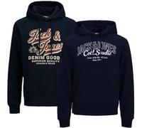 JACK & JONES " 2er / 3er / 4er Pack Größe M Kapuzenpullover T-Shirt Hoodie Sweat Trunk Boxer Short Herren Male Teenager Kinder Medium (M, Paket #12)