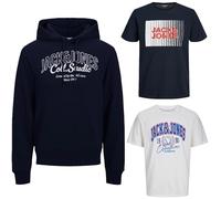 JACK & JONES " 2er / 3er / 4er Pack Größe M Kapuzenpullover T-Shirt Hoodie Sweat Trunk Boxer Short Herren Male Teenager Kinder Medium (M, Paket #11)
