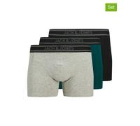 Jack & Jones 3er-Set: Boxershorts in Grau - 43% | Größe L | Herren Waesche