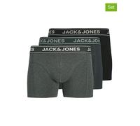 Jack & Jones 3er-Set: Boxershorts in Grau - Größe S | Herren Waesche