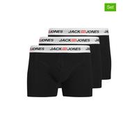 Jack & Jones 3er-Set: Boxershorts in Schwarz - Größe M | Herren Waesche