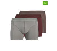 Jack & Jones Ordinary Boxershorts 3 Einheiten 2XL Malt Ball / Marsala / Iron Gate