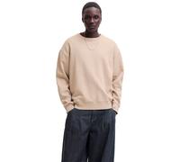 Jack & Jones Herren Sweatshirt JJEACE SWEAT CREW NECK – Relaxed Fit – Beige (Moonbeam) XXL