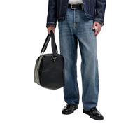 JACK & JONES Straight Fit Jeans aus Baumwolle Modell 'ALEX ORIGINAL' in Dunkelblau, Größe 29/32