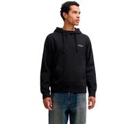 Kapuzensweatshirt JACK & JONES "JJEARCHIVE GRAPHIC SWEAT HOOD SN", Herren, Gr. XXL, schwarz, angeraute Sweatware, Obermaterial: 80% Baumwolle, 20% Polyester, bedruckt, regular fit normal, Rundhals, Ri