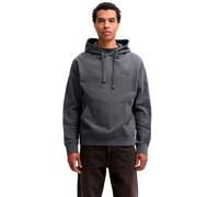 Kapuzensweatshirt JACK & JONES "JJEARCHIVE GRAPHIC SWEAT HOOD SN", Herren, Gr. XL, grau (asphalt), angeraute Sweatware, Obermaterial: 80% Baumwolle, 20% Polyester, bedruckt, regular fit normal, Rundha