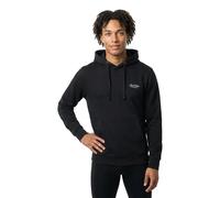Kapuzensweatshirt "JJEARCHIVE GRAPHIC SWEAT HOOD SN PLS", Herren, Gr. 5XL, schwarz, angeraute Sweatware, Obermaterial: 80% Baumwolle, 20% Polyester, JACK & JONES PLUSSIZE, bedruckt, regular fit normal