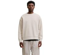 Jack & Jones Sweatshirt JJEBARRON SWEAT CREW NECK NOOS Herren Loose Fit Rundhals Beige Gr. L