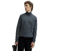 Rollkragenpullover JACK & JONES "JJEBASIC mit hohem Tragekomfort", Herren, Gr. XS, grau (turbulence), Strick, Obermaterial: 100% Baumwolle, unifarben, normal, Rundhals, Bündchen, Pullover Rollkragenpu