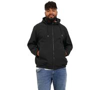 Jack & Jones Softshelljacke JJEBASIC SOFTSHELL HOOD NOOS PLS – mit Kapuze – Herren 5XL Schwarz