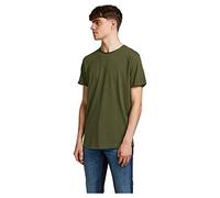 JACK&JONES Basic T-Shirt Rundhals Kurzarm Jersey Baumwolle Shirt Regular Fit JJEBASHER