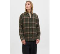 Jack & Jones - Bekleidung Jjeclassic Flannel Check Shirt Ls Sn - Grün - Größe XL
