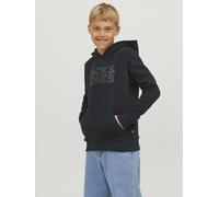 Jack & Jones - Bekleidung Jjecorp Logo Sweat Hood Noos Jr - schwarz - Größe 10A