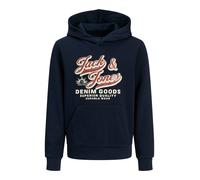Jack & Jones - Bekleidung Jjelogo Sweat Hood 2 Col 25/26 Noos Jnr - Blau - Größe 16A