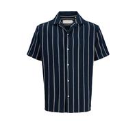 Jack & Jones - Bekleidung Jorcoba Stripe Resort Shirt Ss Sn Jnr - Blau - Größe 10A
