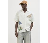 Jack & Jones - Bekleidung JORLUKE RETIRO AOP SHIRT SS SE25 - weiß - Größe XL