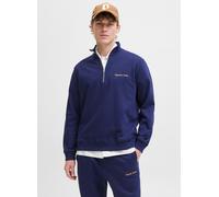 JACK & JONES Male Sweatshirt mit halbem Reißverschluss Sweatshirt mit halbem Reißverschluss