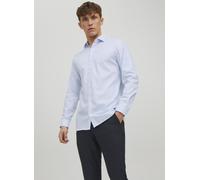 JACK & JONES Herren Jprblaparker Shirt L/S Noos Hemd, Cashmere Blue/Fit:Slim Fit, S EU