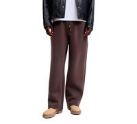 Sweathose JACK & JONES "JPSTBILL LEGACY SCUBA UNC SWT PANTS NOOS", Herren, Gr. M, N-Gr, braun (chocolate torte), angeraute Sweatware, Obermaterial: 80% Polyester, 15% Viskose, 5% Elasthan, unifarben,