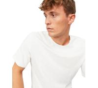 Jack & Jones Bio Baumwolle T Shirt Basher Tee in Weiß S Regular Fit