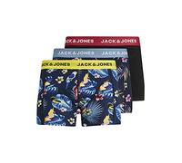 JACK & JONES Boxershorts 3er Pack Herren Trunks Shorts Baumwoll Mix Unterhose, Größe:L, Farbe:Mehrfarbig JJ10