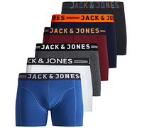 JACK & JONES Boxershorts 6er Pack Herren Trunks Shorts Baumwoll Mix Unterhose Mehrpack, Größe:L, Farbe:Mehrfarbig 1